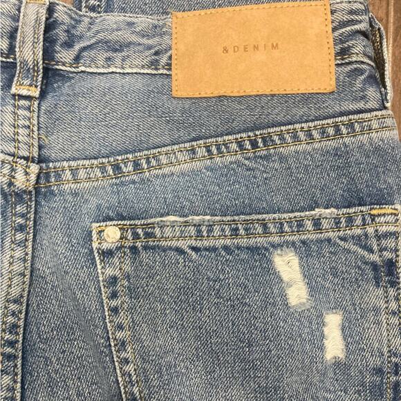 &Denim Boyfriend Low Waist Jeans Size 0 - Picture 5 of 7